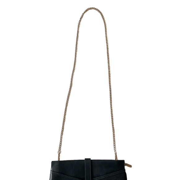 Salvatore Ferragamo Vintage Firenze 5 Navy Blue Paneled Crossbody Bag - Picture 3 of 12